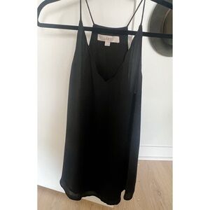 LOFT Silky Black Tank XS